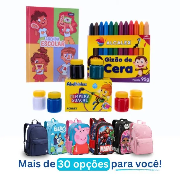 Kit Berçário 1 e 2 - CEI + Mochila