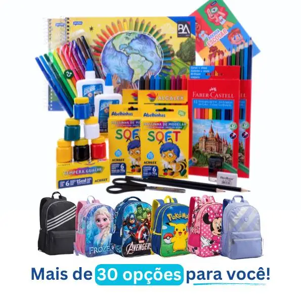 Kit Edu. Infan. 1 e 2 - EMEI + Mochila