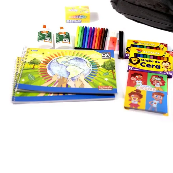 Kit Educação Infantil 1 e 2 - EMEI + Mochila