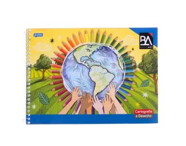 Caderno de Desenho 96 Folhas Flexivel