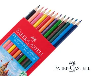 Lápis de Cor 12 Cores Faber Castell 