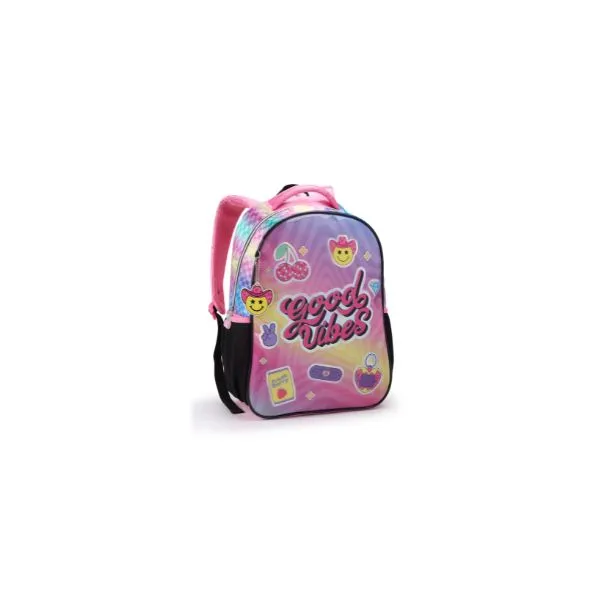 Opção tamanho Mochila Infantil Feminina - Good Vibes