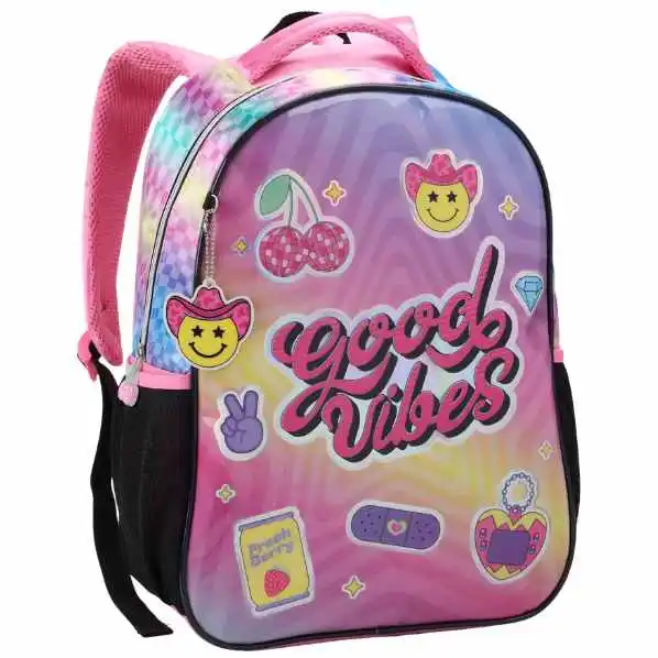 Opção tamanho Mochila Infantil Feminina - Good Vibes