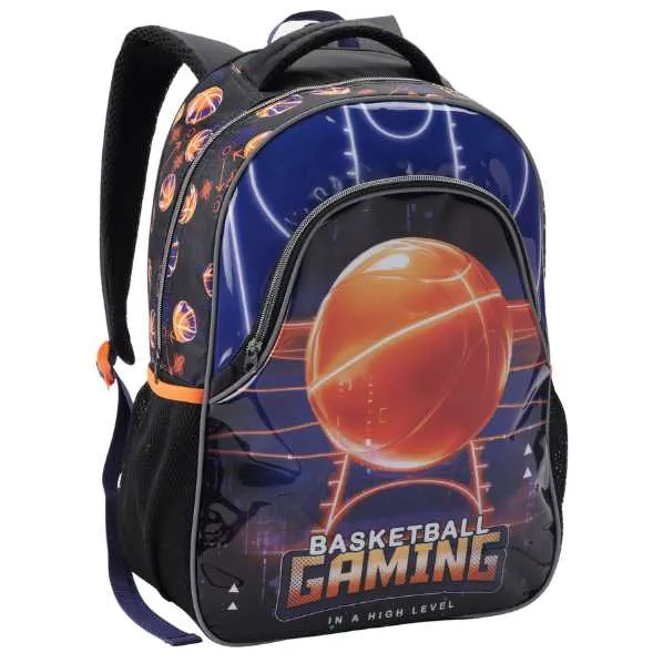Opção tamanho Mochila Infantil Masculina - Basquete