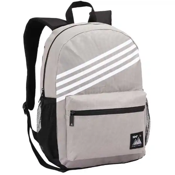 Opção tamanho Mochila Masculina - Cinza c/ Listras