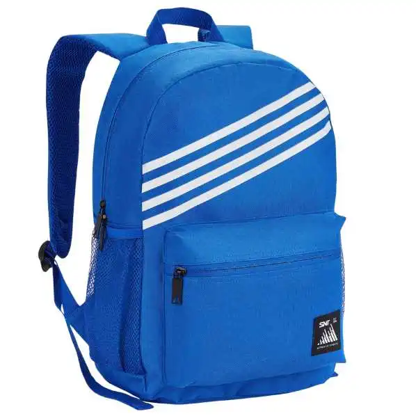 Opção tamanho Mochila Masculina - Azul c/ Listras